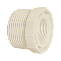 Bucha de Redução Rosqueável 1 1/4" x 1" em Plástico Branco