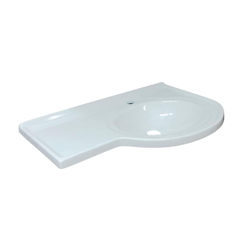 AJR PIA RORALIT VIENA CURVO 64X45CM BRANCO