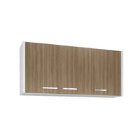 Armário Aéreo Valenza 3 Portas 118cm Gianduia A.J. Rorato