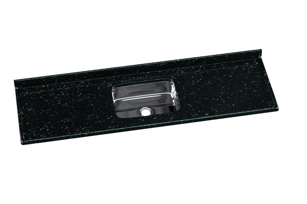 Pia De Granito Sintético Rorato Com Cuba Inox 180x55cm