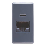 Modulo Tomada Rj45 Cat6 Tramontina Liz Grafite