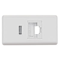 Módulo Tomada RJ45 Cat 6 Tramontina Liz Branca