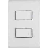 Conjunto 2 Interruptores Simples 10a 250v Tramontina Liz
