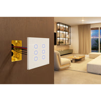 Interruptor Smart 6 Teclas 10A Branco