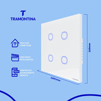 Interruptor Smart 6 Teclas 10A Branco