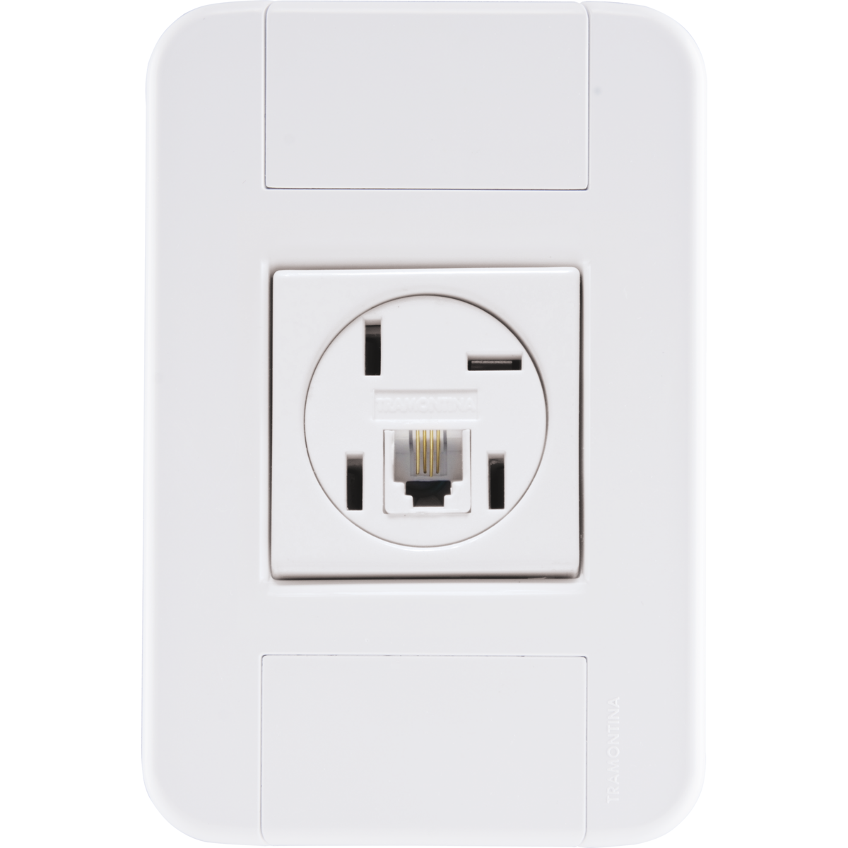 Tomada Para Telefone 4P Rj11 Tramontina Tablet