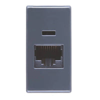 Modulo Tomada Rj45 Cat6 Tramontina Liz Grafite
