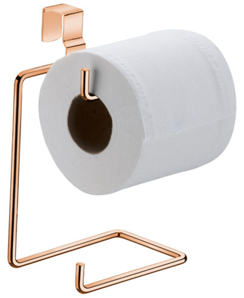 SUPORTE DUPLO PAPEL HIGIENICO P/ CAIXA ACOPLADA ROSE GOLD - FUTURE