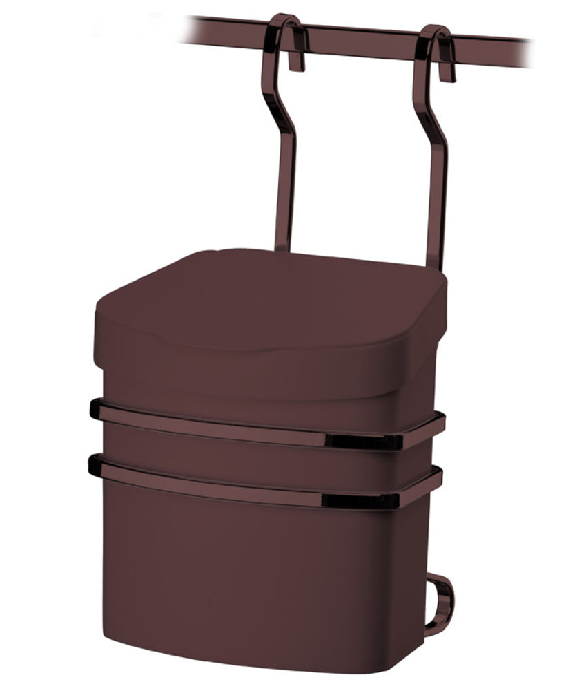 SUPORTE C/ LIXEIRA SUSPENSA 2,5L BRONZE FUTURE