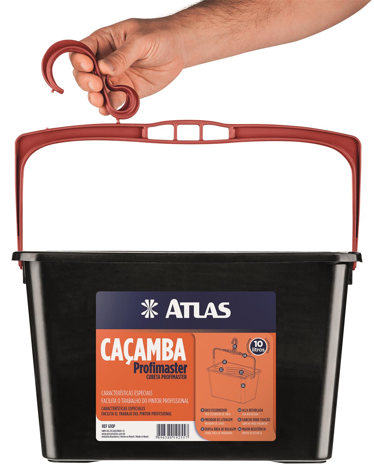 ATLAS CACAMBA P/PINTURA