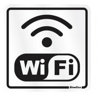 Placa De Alumínio Wi-Fi 15x15cm Amanda Silva Dos Santos