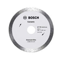 Disco Diamantado Bosch Ceramic Liso 110mm Furo 20mm