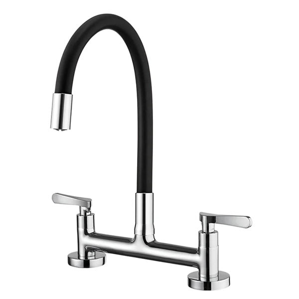 Misturador para Cozinha de Mesa Lorenzetti Loren Flex Black 1256 B27
