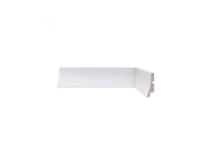 Rodapé Santa Luzia de Poliestireno Branco 50mm x 26mm x 2,4m Ref 441