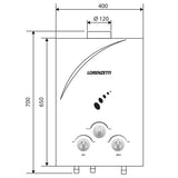 AQUECEDOR LORENZETTI 15L LZ1600DE GN