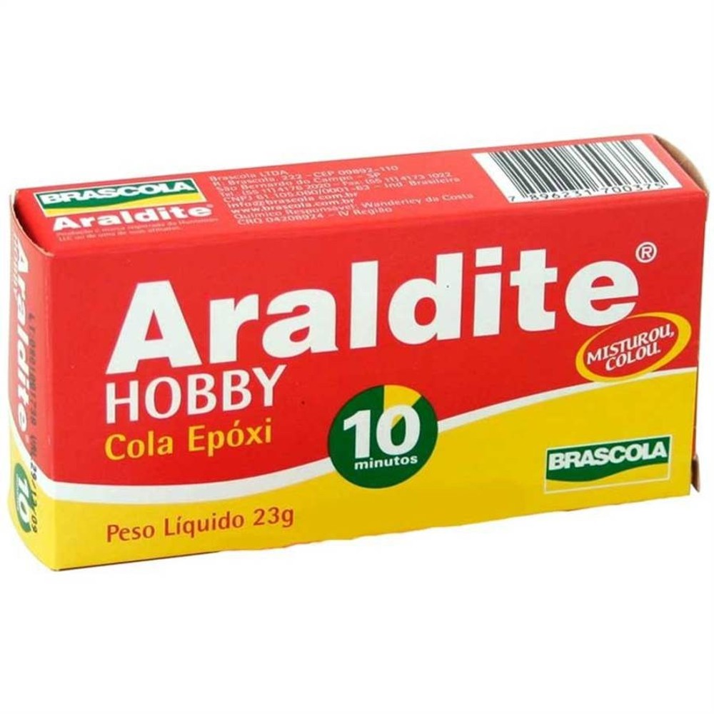 Cola Epóxi Araldite Hobby Transparente 23g