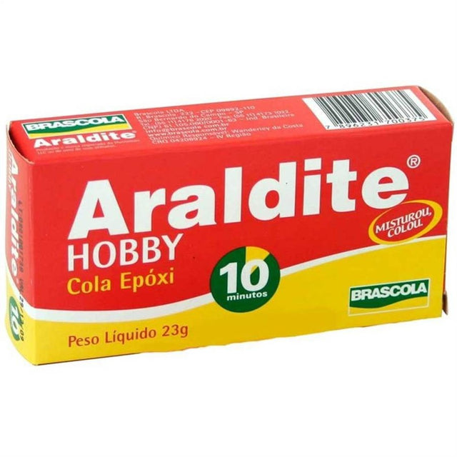 Cola Epóxi Araldite Hobby Transparente 23g