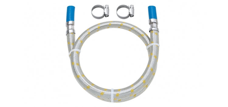BLUKIT ENG.FLEX. INOX 80CM P/GAS C/ABRACADEIRA