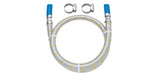 BLUKIT ENG.FLEX. INOX 1,50MT P/GAS C/ABRACADEIRA