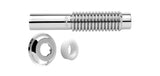 BLUKIT TUBO DE LIGACAO AJUSTAVEL CROMADO P/ VASO SAN. 260MM