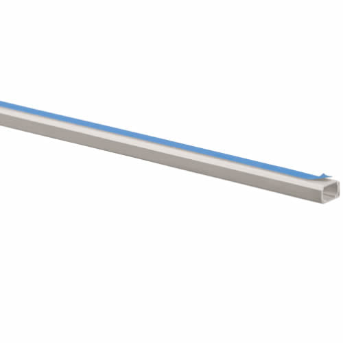 Canaleta Schneider 13x7mm com Divisória e Fita Dupla Face 2m Branca
