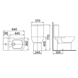 LORENZETTI KIT COMPLETO BACIA C/ CX.ACOPLADA DUO LEAD BRANCA