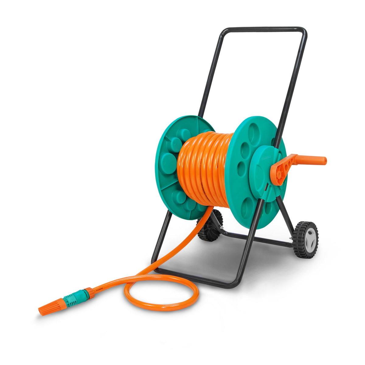 ENROLADOR PLAST.P/MANGUEIRA 1/2 ATE 60MT C/RODAS TRAMONTINA