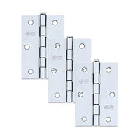 Dobradiça Zincada Silvana 3.1/2 Polegadas Com 3 Peças
