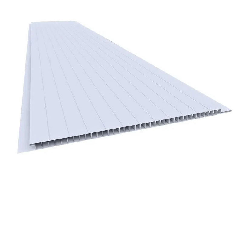 Forro De Pvc Plasbil Versati Branco 20cm X 7mm 5 Metros