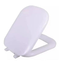 Assento Sanitário Almofadado Astra Quadra Branco