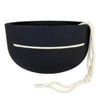 Vaso Suspenso Rústico 28 cm Chumbo Japi com Corda
