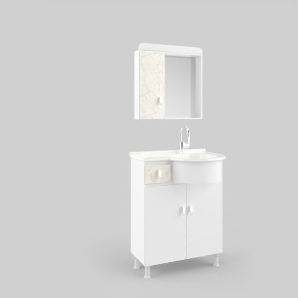 Balcão Pia Curvo 65cm Espelbranco Volakas Marcenaria São João
