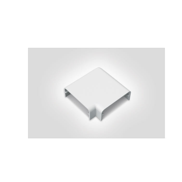 CURVA PLANA 90 BRANCA PLASTICO CP4016