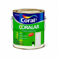 Tinta Acrílica Fosca Coral Coralar Branco Gelo 3,6L