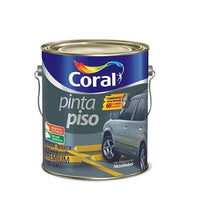 Tinta Para Piso Acrílica Fosca Coral Branco 36 Litros