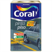 Tinta Para Piso Acrílica Fosca Coral Branco 18l