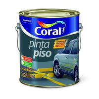 Tinta Para Piso Coral Fosca Cinza Médio 36 Litros