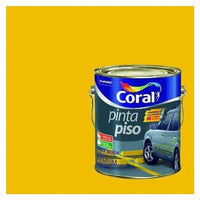 Tinta Piso Acrílica Coral Amarelo Demarcação 3,6l