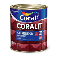 Tinta Esmalte Sintético Coralit Ultra Resistência 900ml Transparente