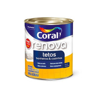 Tinta Acrílica Coral Renova Para Tetos Banheiro E Cozinha 900ml