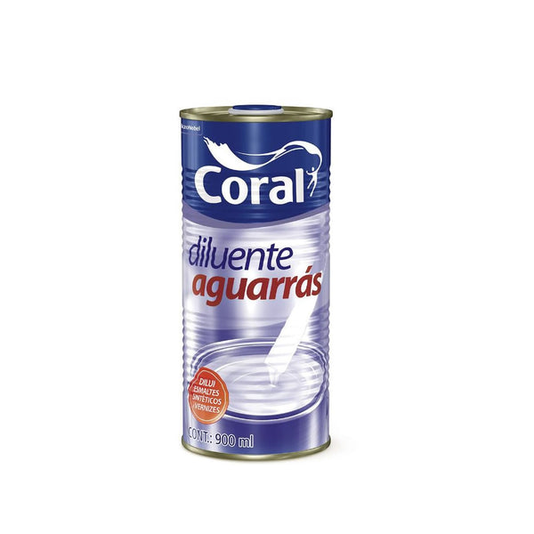 Aguarrás Coral 900ml Diluente Para Esmaltes Sintéticos E Vernizes