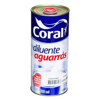 Aguarrás Coral 900ml Diluente Para Esmaltes Sintéticos E Vernizes