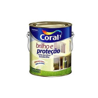 Tinta Acrílica Coral Brilho E Proteção Branco 36L