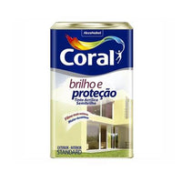Tinta Acrílica Coral Coralar Brilho e Proteção 18L Branco