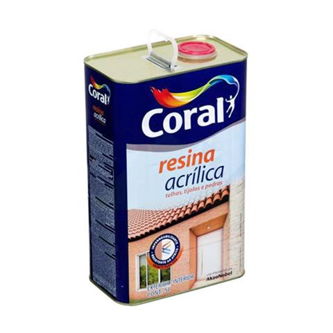Resina Acrílica Impermeabilizante Coral 5 Litros