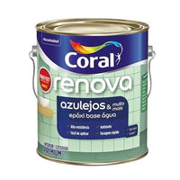 Tinta Coral Renova Azulejos Base Água Brilhante Branco 3.6l