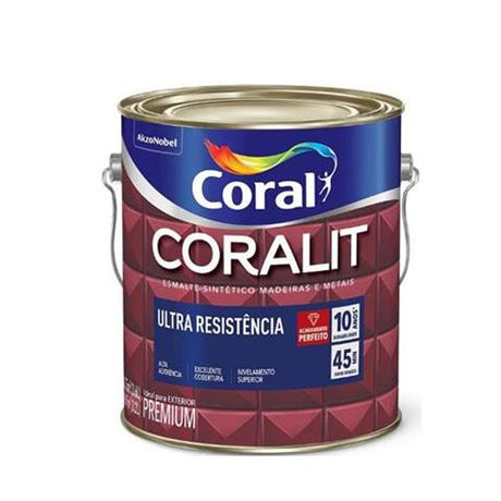 Esmalte Sintético Coralit Ultra Resistência 10 Anos Alto Brilho 3,6L Branco