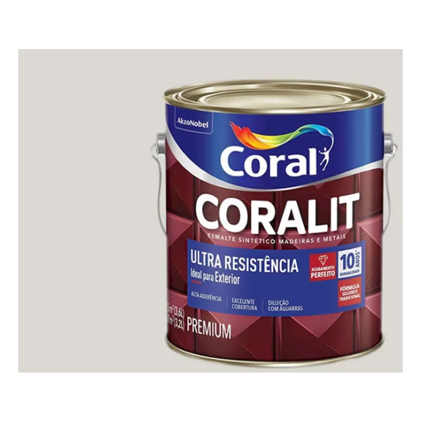 Esmalte Sintético Coralit Coral Branco Gelo 3,6l