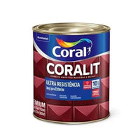 Tinta Esmalte Sintético Coralit Ultra Resistência Fosco 900ml Branco