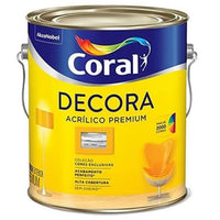 Tinta Acrílica Premium Coral Decora Matte Branco 36 Litros